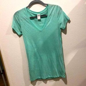 V-neck shirt - Victoria Seceret Pink - Aqua